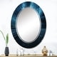 preview thumbnail 10 of 13, Designart "Ethereal Lightning V" Nautical & Beach Modern Wall Mirror 24in.x36in.