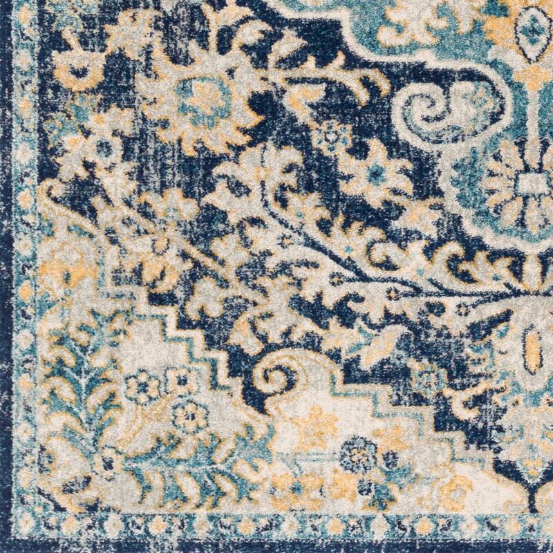 Livabliss Traditional Murat Medallion Area Rug