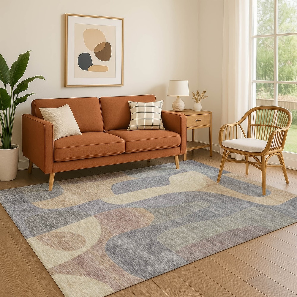 Premium Washable Super Soft Contemporary Siena Mayfield Rug