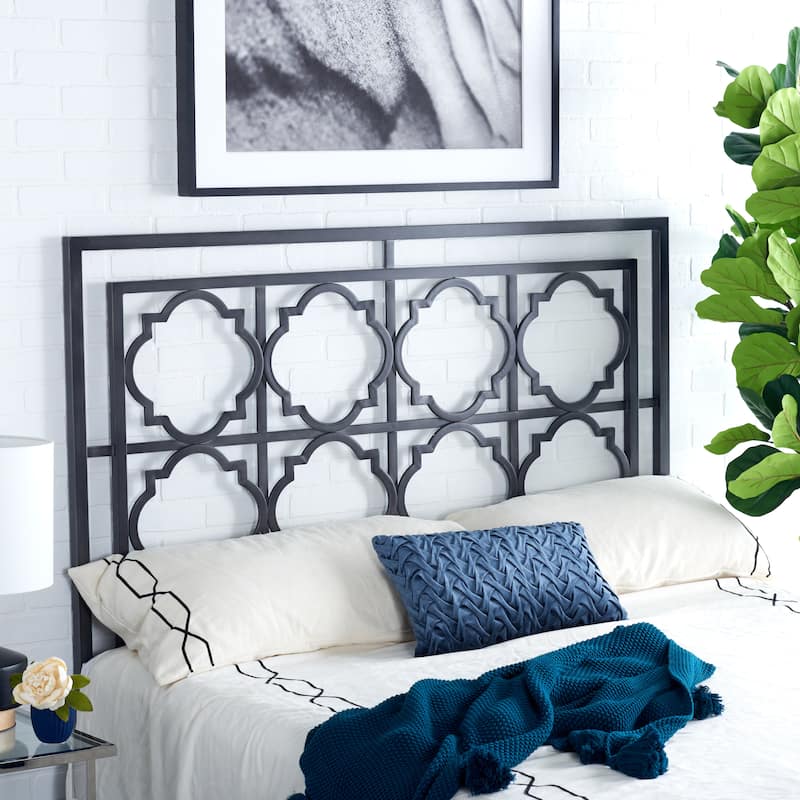SAFAVIEH Laraine Metal Headboard - Antique Iron - Queen