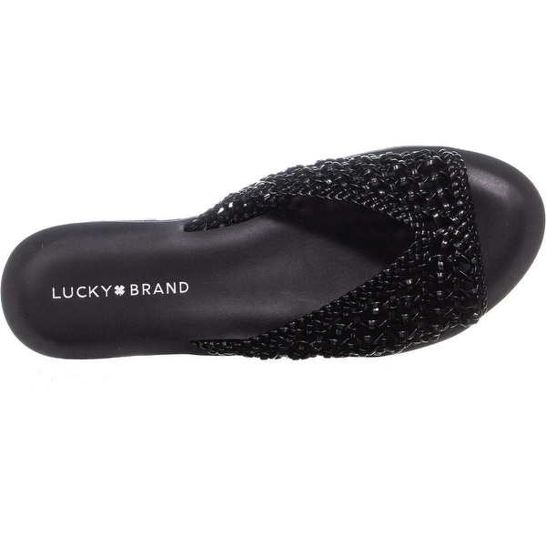 brand black sandals