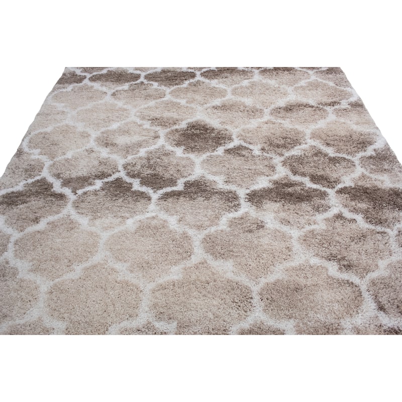 Noori Rug Lux Ava Trellis 2-Inch Shag Rug