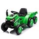 preview thumbnail 3 of 98, 12V Kids Electric Tractor with Safety Belt, Bluetooth, and Music