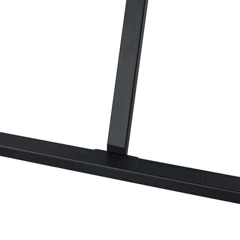 5/7-Piece Dining Table Set with PU Chairs, Modern Rectangular Dining Room Table Set for 4-6 People