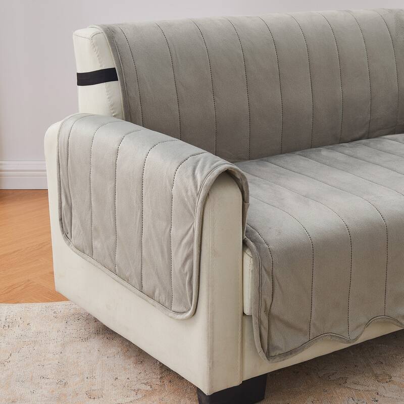 Velvet Recliner Cover Pet Furniture Protector
