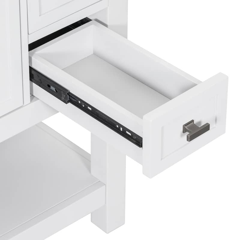 36'' Freestanding Bathroom Vanity Set with Integrated Ceramic Sink and Drawers - 36'' X 34''