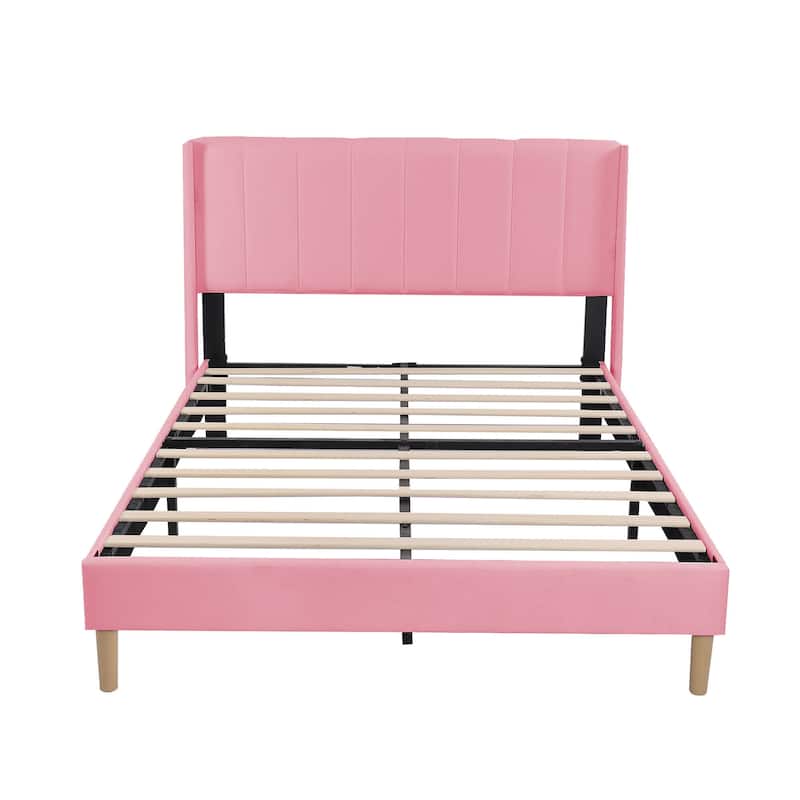 Alazyhome Upholstered Platform Bed Frame