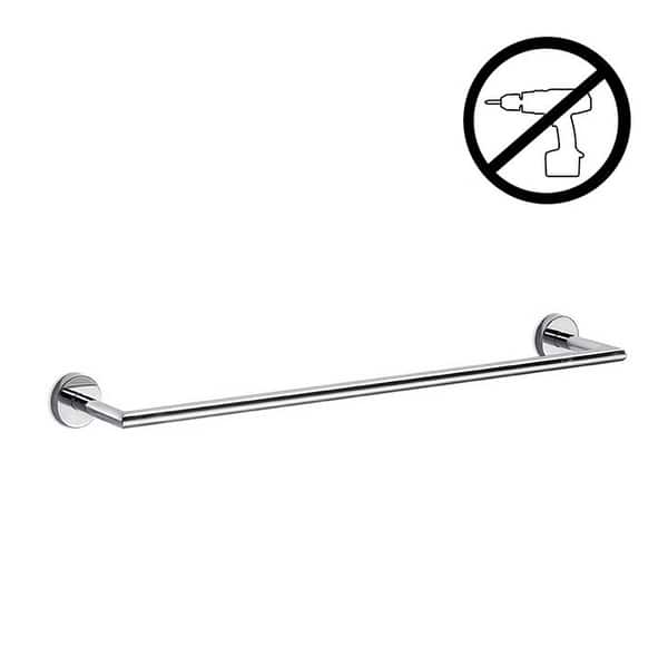 WS Bath Collections 3-Piece Luna Polished Chrome Decorative Bathroom Hardware Set WS Bath Collections 3-Piece Luna Polished Chrome Decorative Bathroom Hardware Set