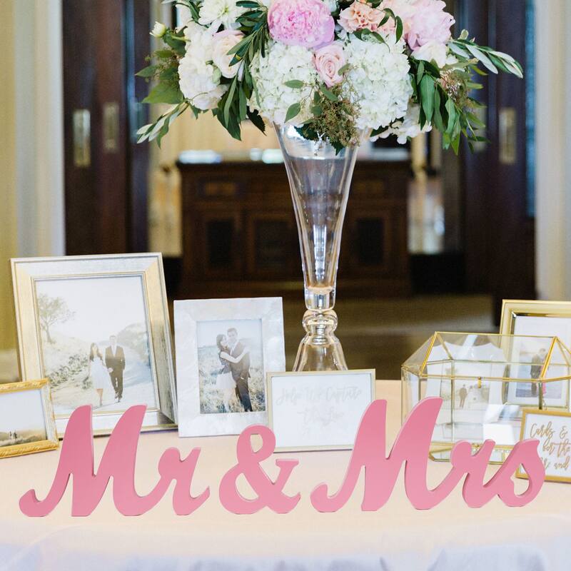 Mr & Mrs Sign Wedding Decorations, Rustic Anniversary Wedding Gift