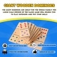 preview thumbnail 4 of 9, GSE™ 28-Piece Giant Wooden Dominoes with Multi-Color Dots, Jumbo Domino Tile Game Set for Outdoor Backyard Lawn Game