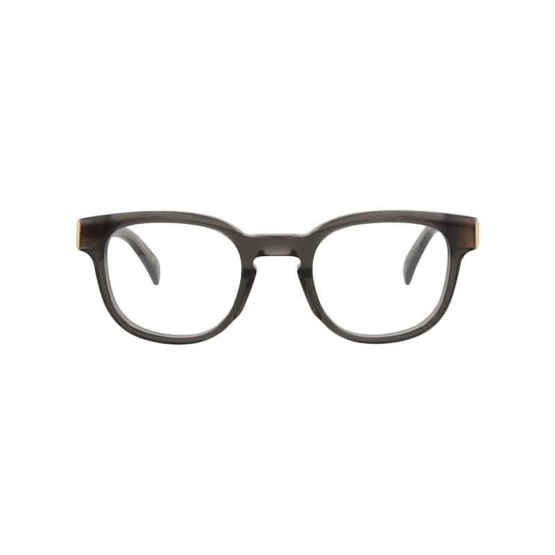 Dunhill Round-Frame Recycled Acetate Optical Frames - Grey Grey Transparent - Grey