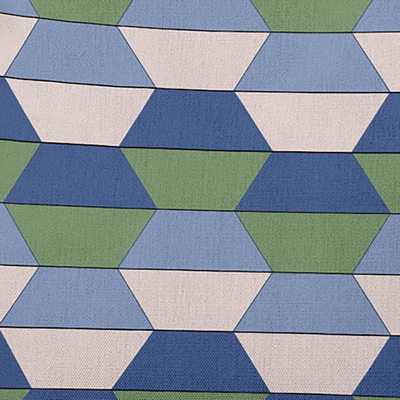 Hex Pattern Indoor/Outdoor Throw Pillow
