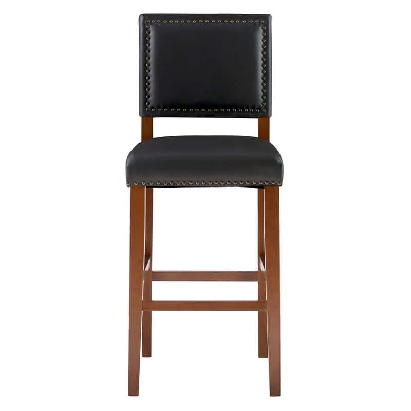 Linon Durlesti 30-inch Black Bar Stool