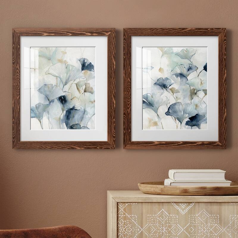 Indigo Ginkgo I-Premium Framed Print - Ready to Hang