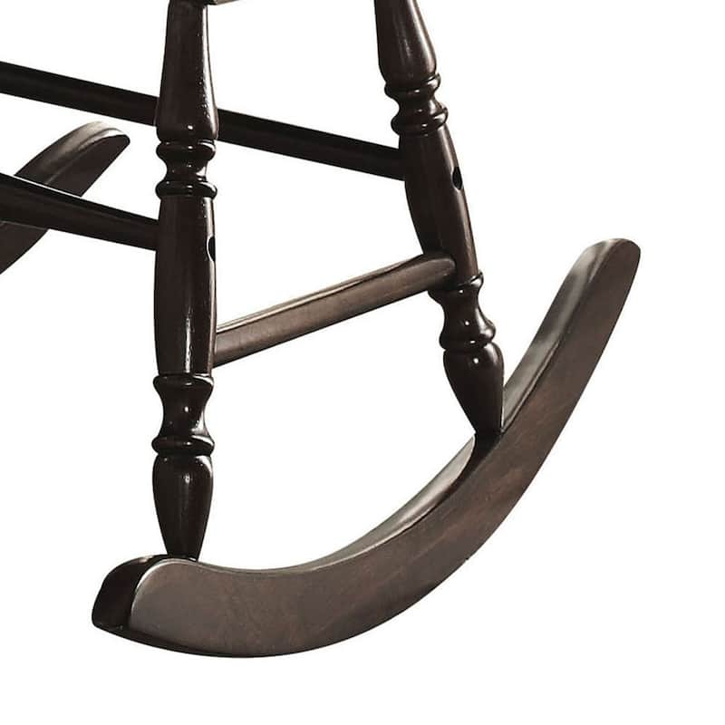 Spindle Back Rocking Chair - Black