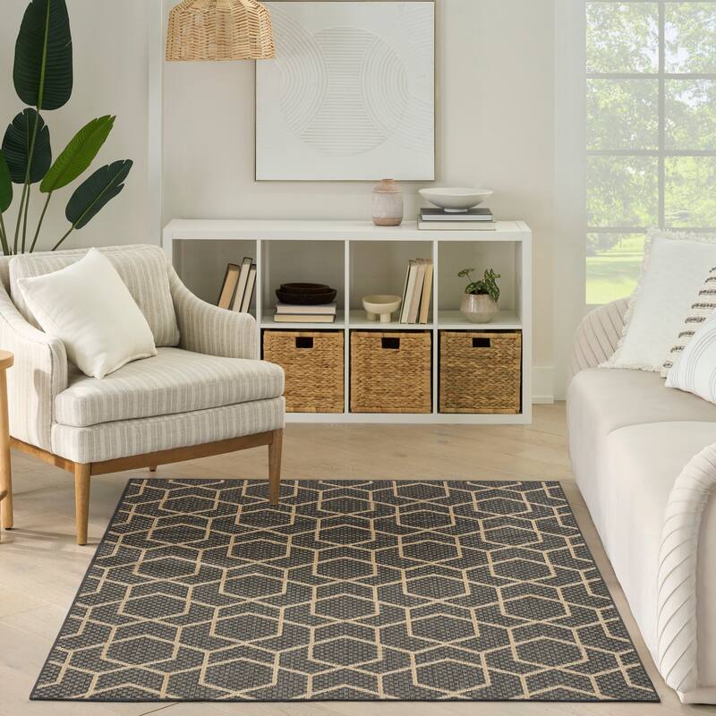 Nourison Horizon Indoor/Outdoor Geometric Area Rug