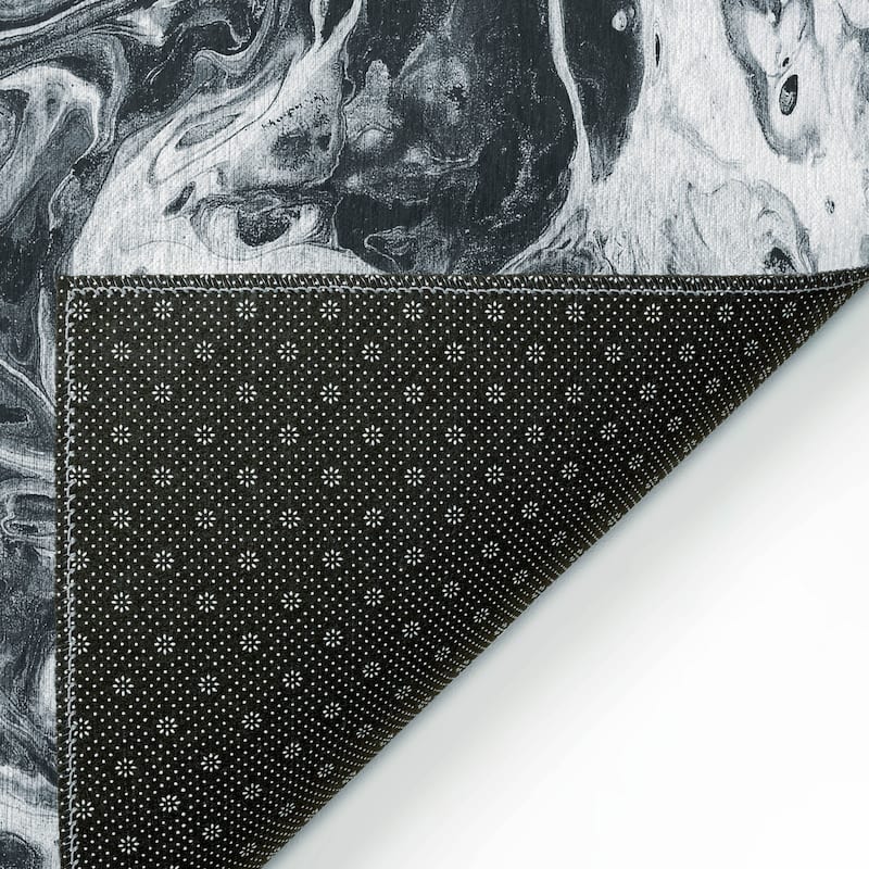 Indoor/ Outdoor Addison Karina Abstract Washable Area Rug