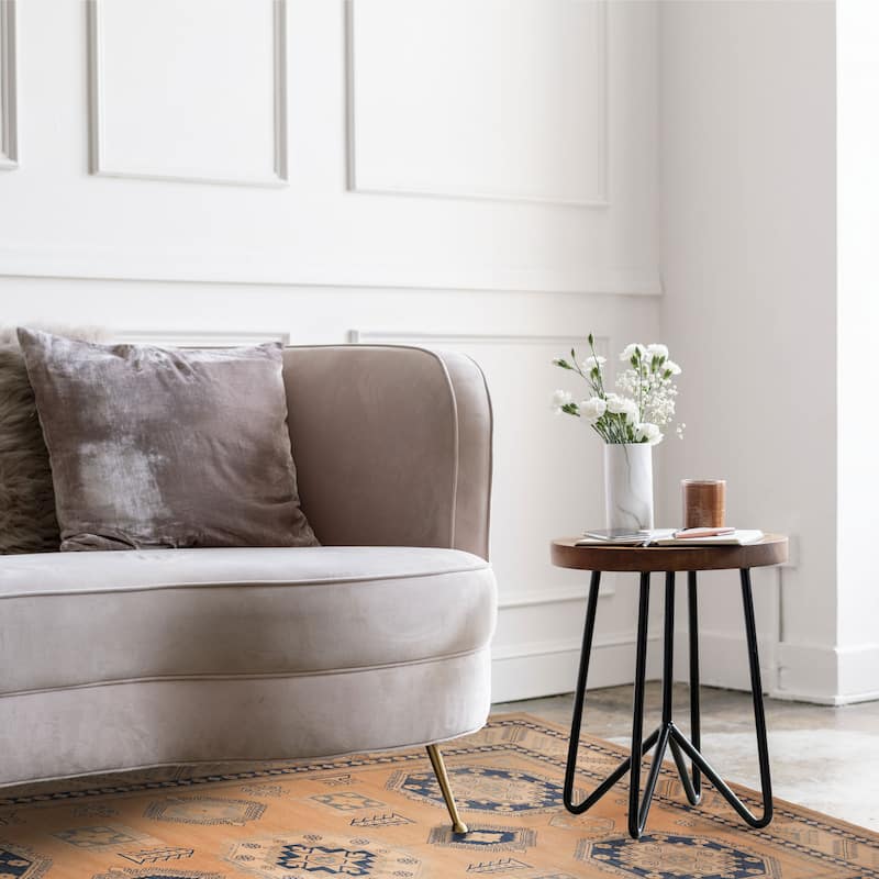 ECARPETGALLERY Hand-knotted Finest Ghazni Tan Wool Rug - 9'9 x 13'1