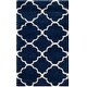 preview thumbnail 50 of 120, SAFAVIEH Hudson Shag Vitchka Glam Trellis 2-inch Area Rug 2' x 3' - Navy/Ivory