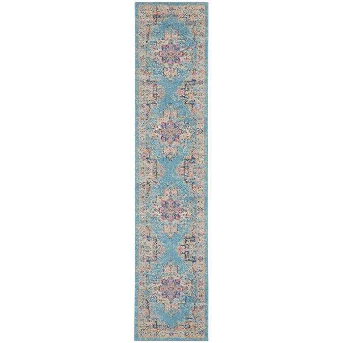 Porch & Den Dobbin Vintage Persian Medallion Farmhouse Area Rug