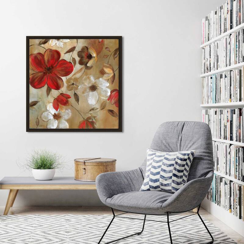 "Ready For Red I" by Carol Robinson Print on Floating Canvas