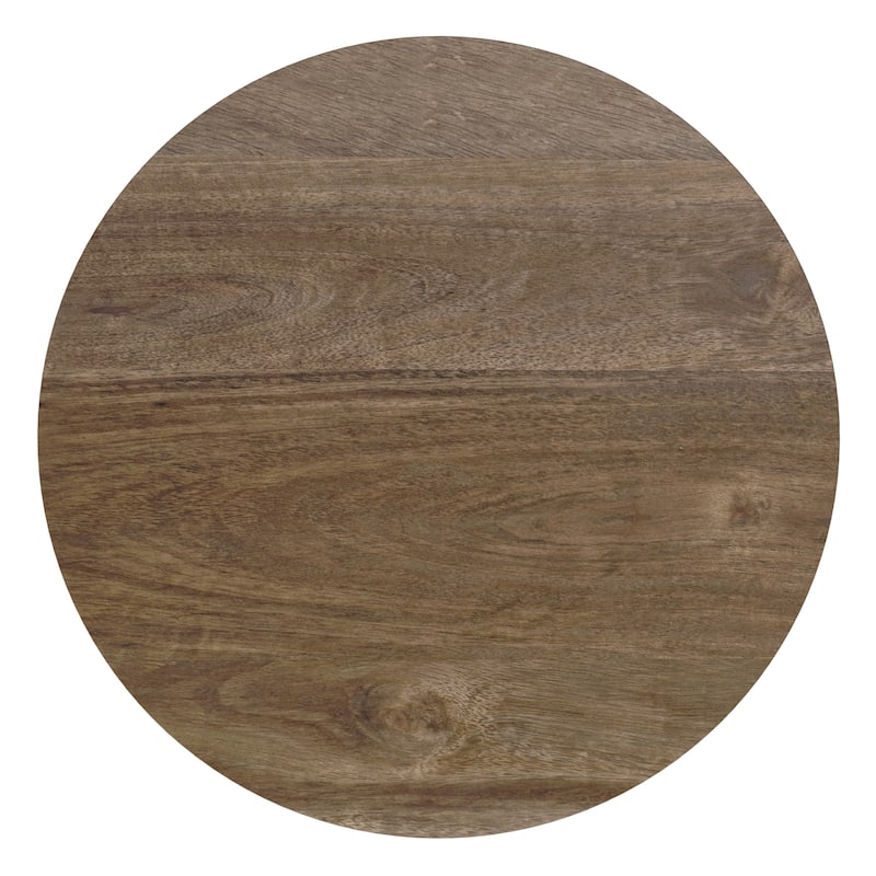 WYNDENHALL Alrich Industrial 18 inch Wide Metal Round Accent Side Table - 18 W x 18 D x 24 H