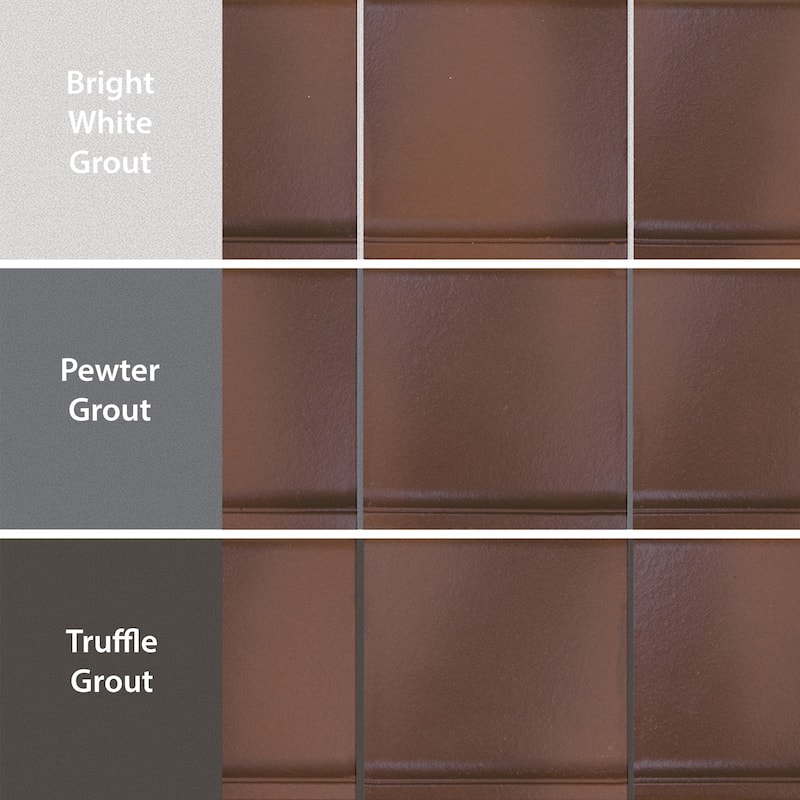 Merola Tile Quarry Cove Base Flame Red II 5-7/8" x 5-7/8" Ceramic Floor and Wall Trim - (1 Tile)