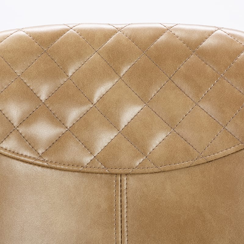 Curved Faux Leather Task Chair Air Lift Office Chair