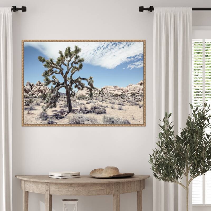 Yucca by Shot by Clint Framed Canvas Wall Art Print