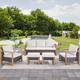 Option Brown Wicker / Beige Cusion