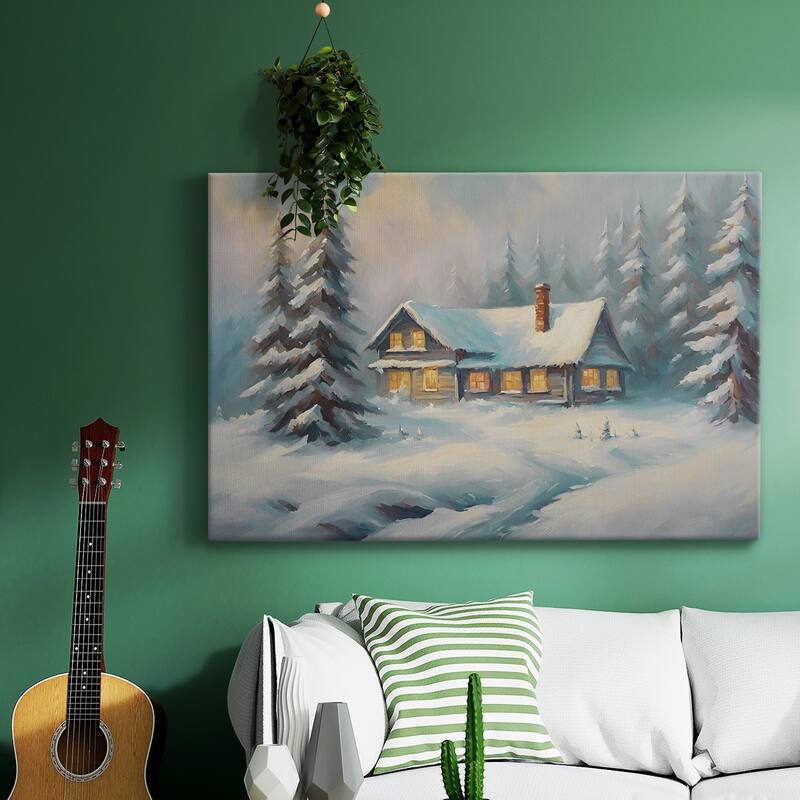 Vintage Landscape -CLXXX -Gallery Wrapped Canvas