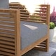 preview thumbnail 15 of 13, Carlsbad Teak Wood Outdoor Patio Armchair