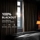 preview thumbnail 3 of 8, Exclusive Fabrics Signature Extra Wide Java Velvet Blackout Curtain (1 Panel) - Luxurious Blackout Drapery for Elegant Décor