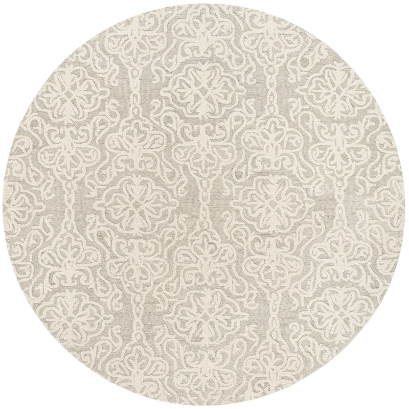 SAFAVIEH Handmade Blossom Mahalia Modern Floral Wool Rug