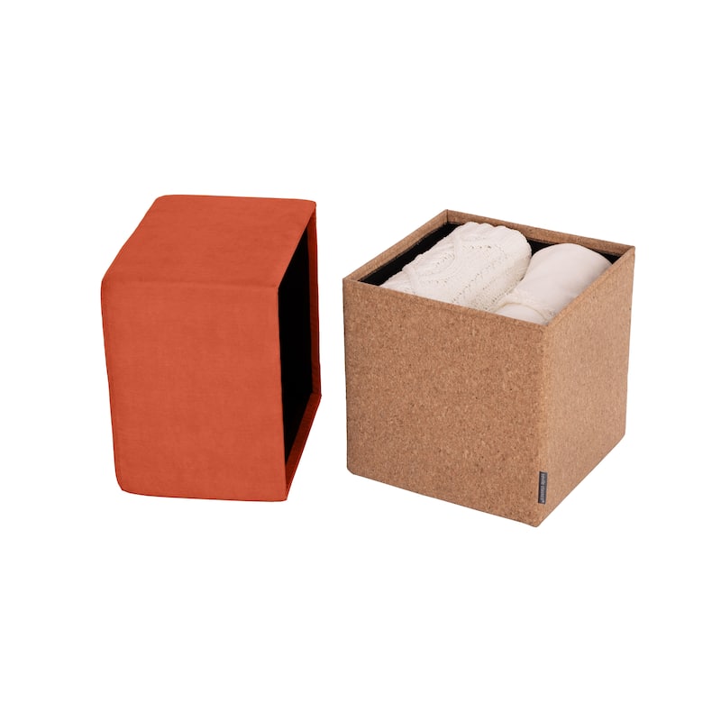 Seville Classics The Vineyard Collection Cork Storage Cube
