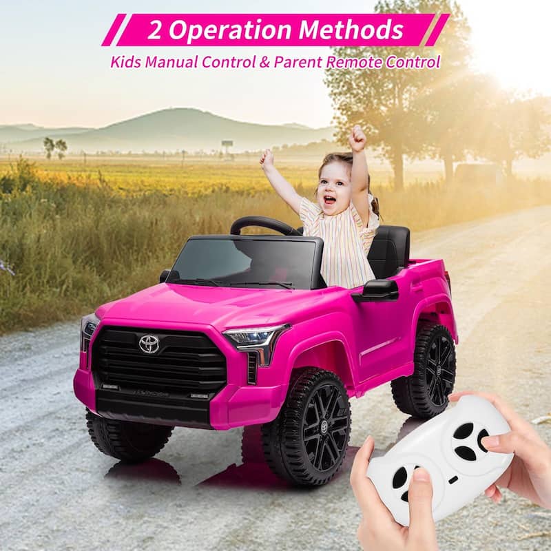 Kids Ride On Car,Toyota Licensed Kids Ride-On Truck 12V with Remote Control