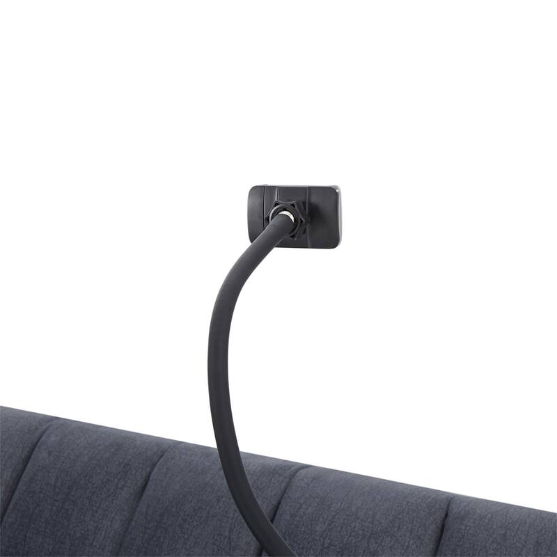 Convertible Sofa Bed with 3 USB Ports, 2 Side Pockets,2 Cup Holders