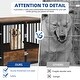 preview thumbnail 3 of 7, Moasis Industrial Heavy Duty Dog Crate Kennel with 2 Doors