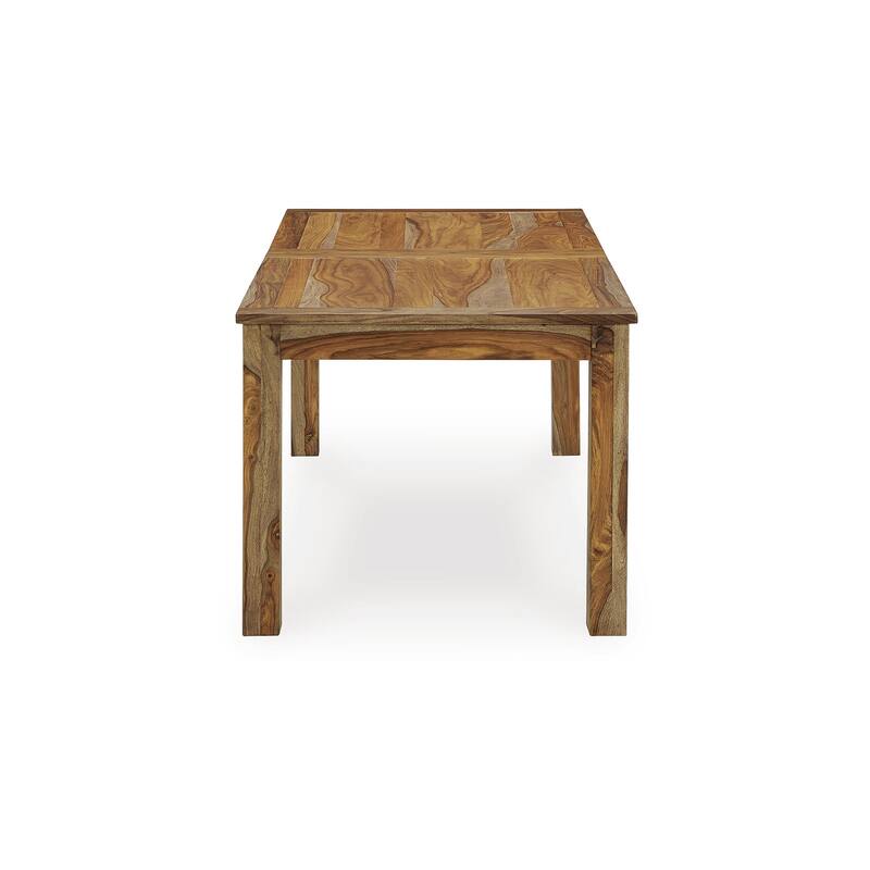 Signature Design by Ashley Dressonni Brown Dining Extension Table - 93.5" W x 35.5" D x 30" H