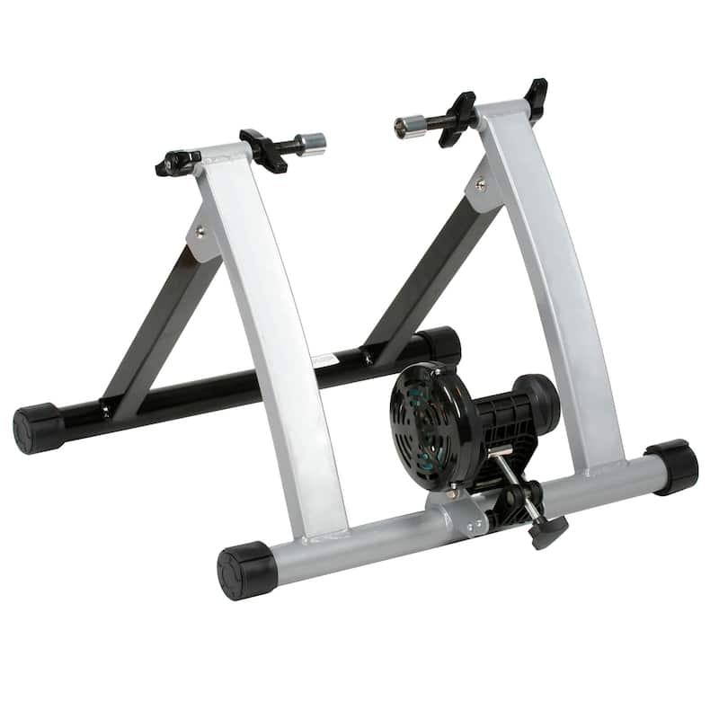Bike Trainer - Convert Mountain, Road, or Beach Bicycles into a Stationary Exercise Bike for Indoor Riding by Rad Cycle - Silver