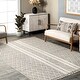 preview thumbnail 8 of 7, Nuloom Handmade Flatweave Striped Trellis Cotton Fringe Area Rug