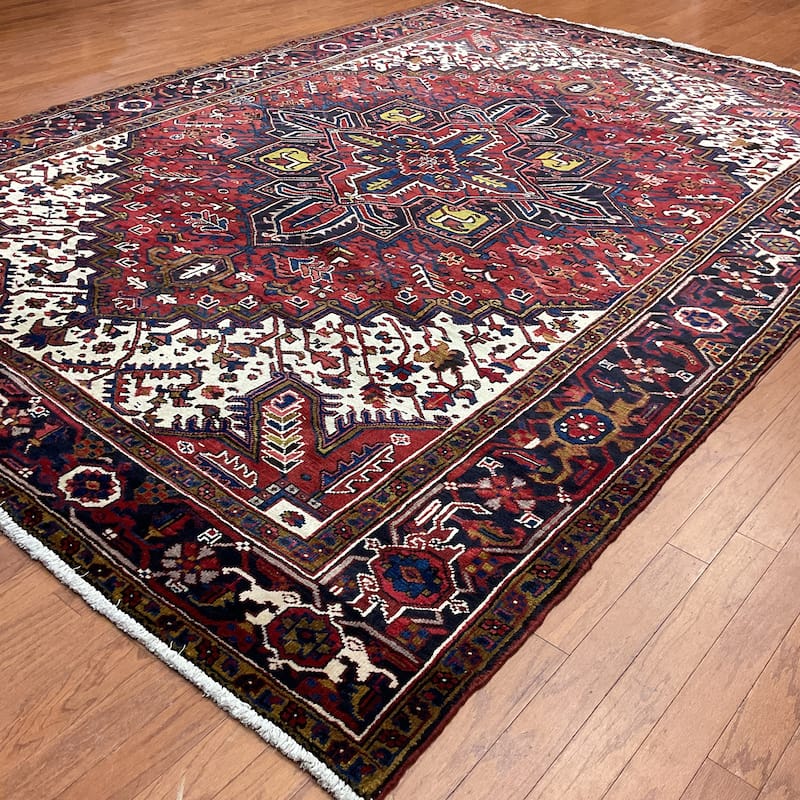 HERAT ORIENTAL Handmade Fine Heriz Rug - 8'4" x 11'8"
