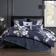 preview thumbnail 2 of 10, Bebejan Forget Me Not 100% Cotton Sateen 5-Piece Reversible Comforter Set