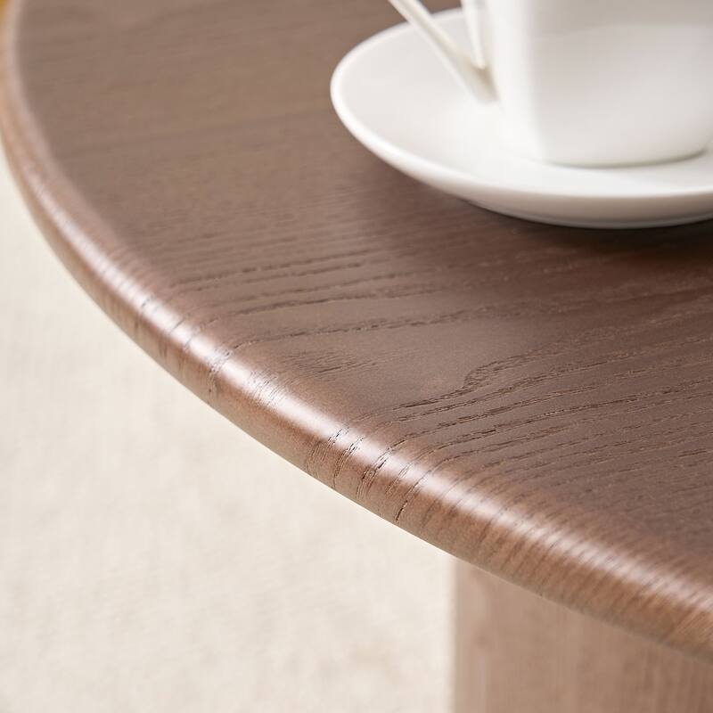 Set of 2 MDF Round Coffee Table for Living Room ,Apartment, Leisure Area