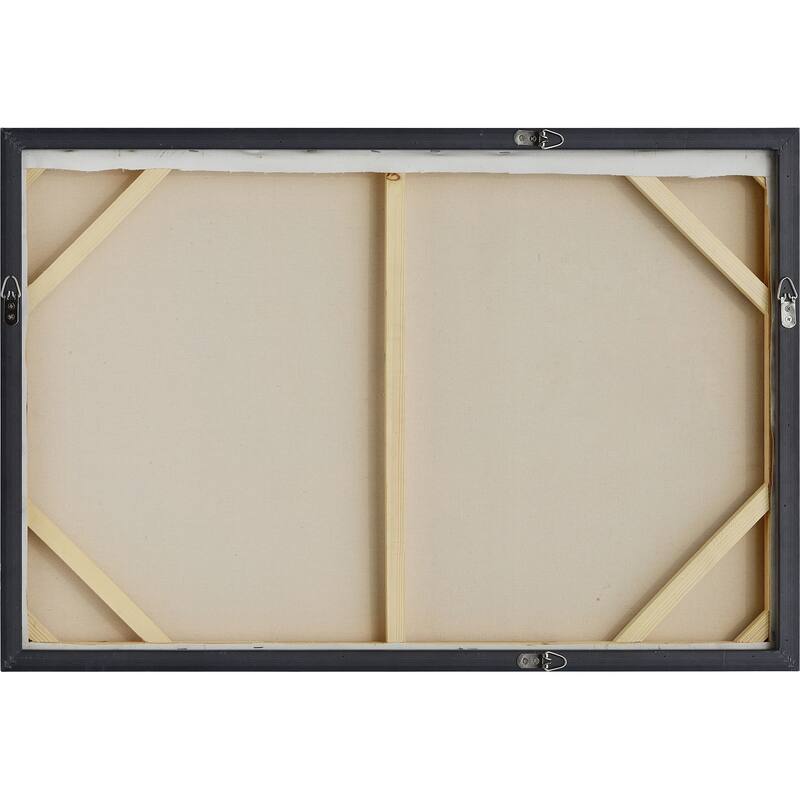 Renwil Rockwell 24" Wide Canvas Art, Black