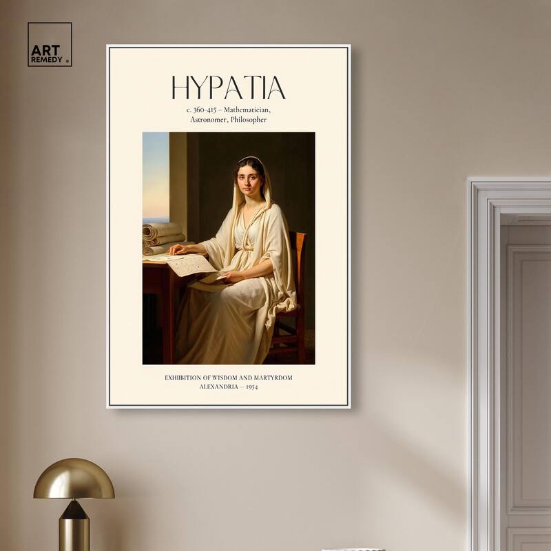 Philosopher of Alexandria Canvas by Art Remedy