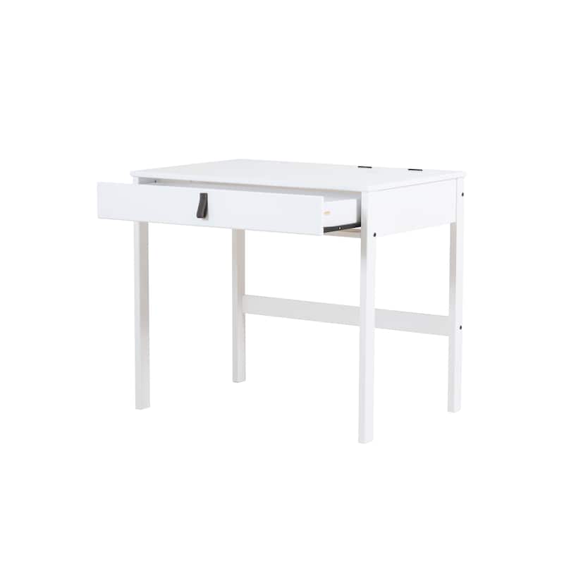 Copper Grove Rivne Modern Sturdy Home Office Wood Desk with Drawers and Compartments