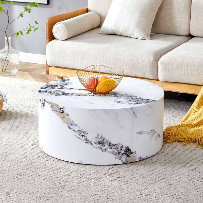 Small round dining table with anti-slip feet for dining or office use