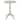 SAFAVIEH Outdoor Living Stella Round Bistro Table - 24" W x 24" D x 30" H