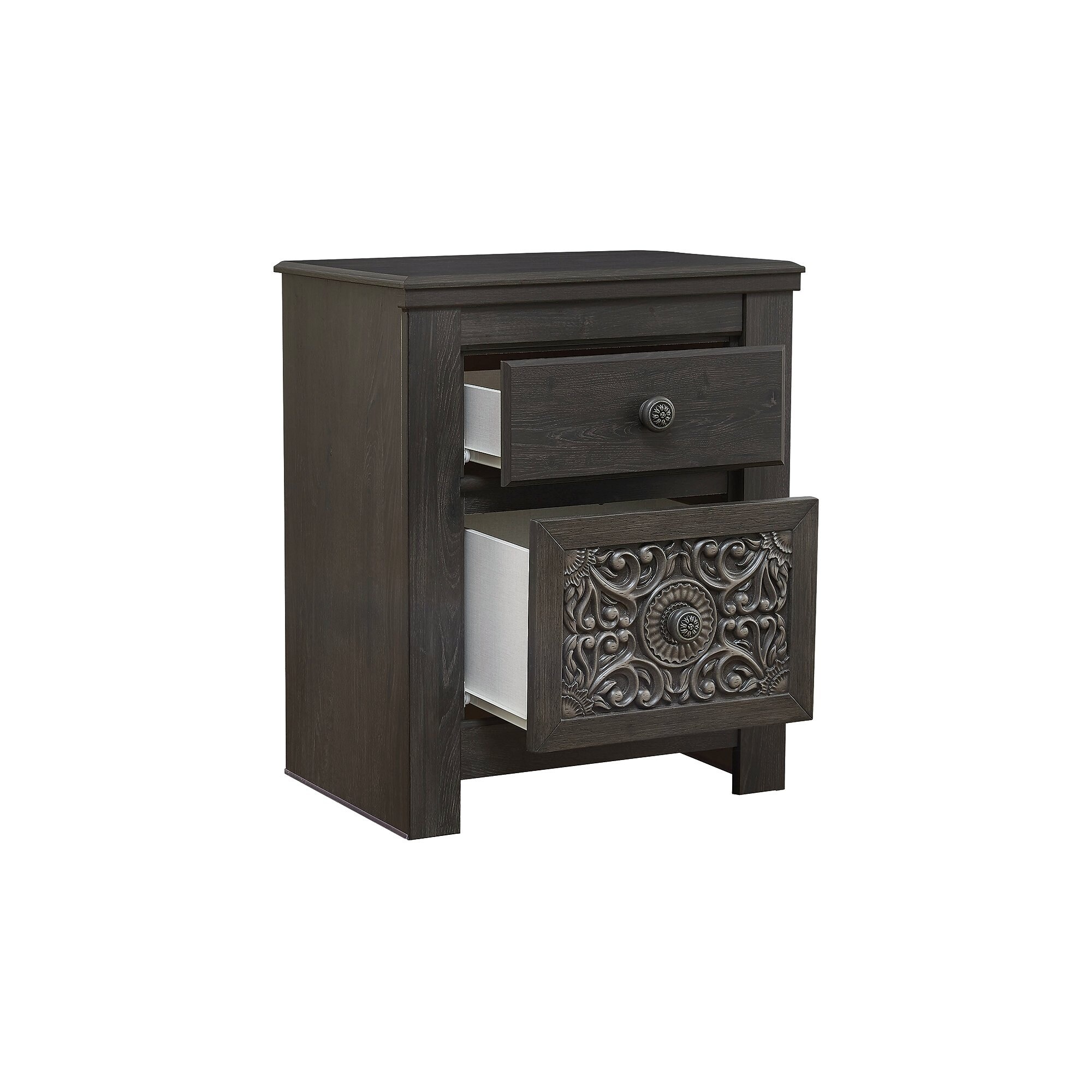 Paxberry nightstand black hotsell